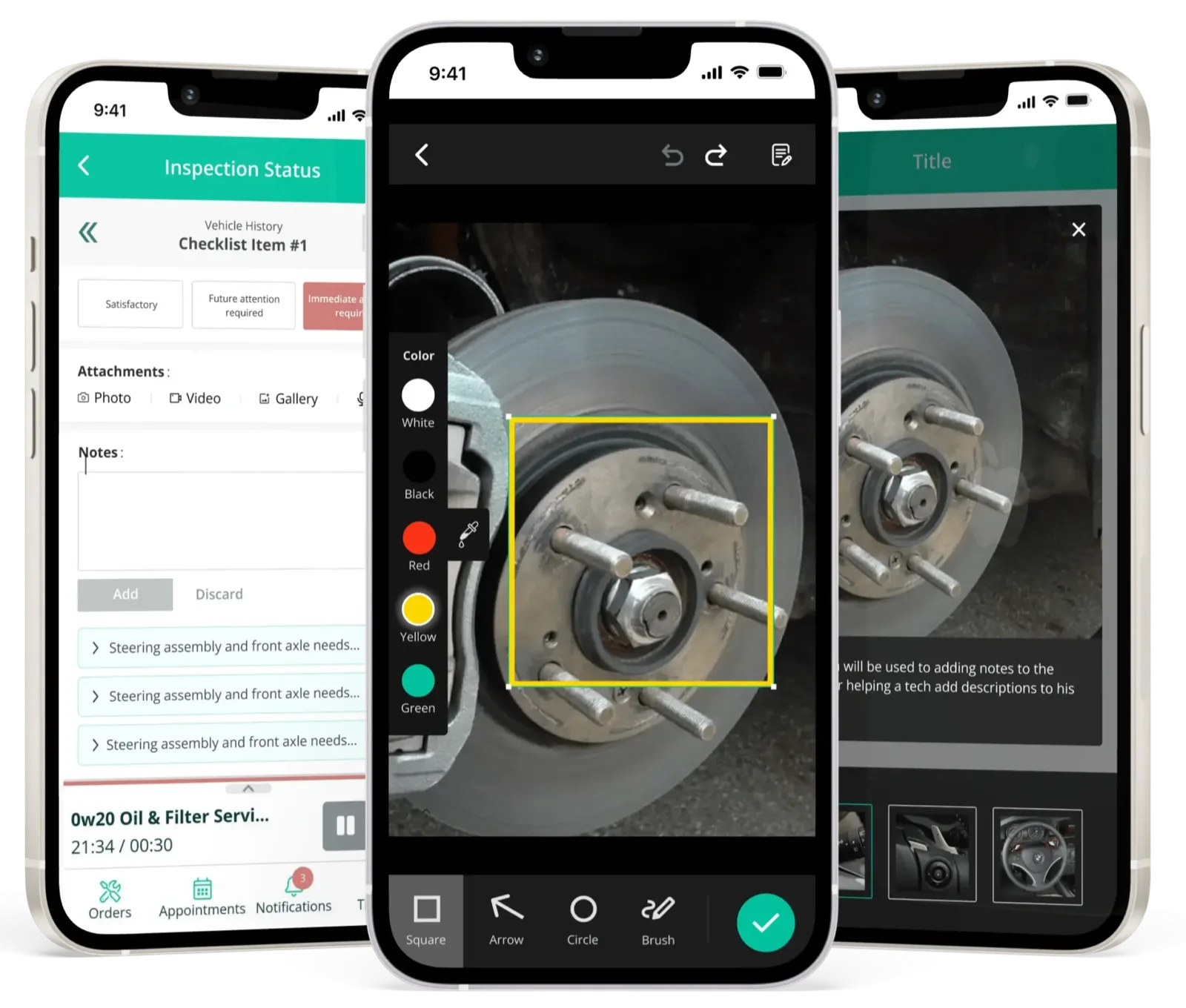 Redefined annotation flow with status, attachments and on-photo markup