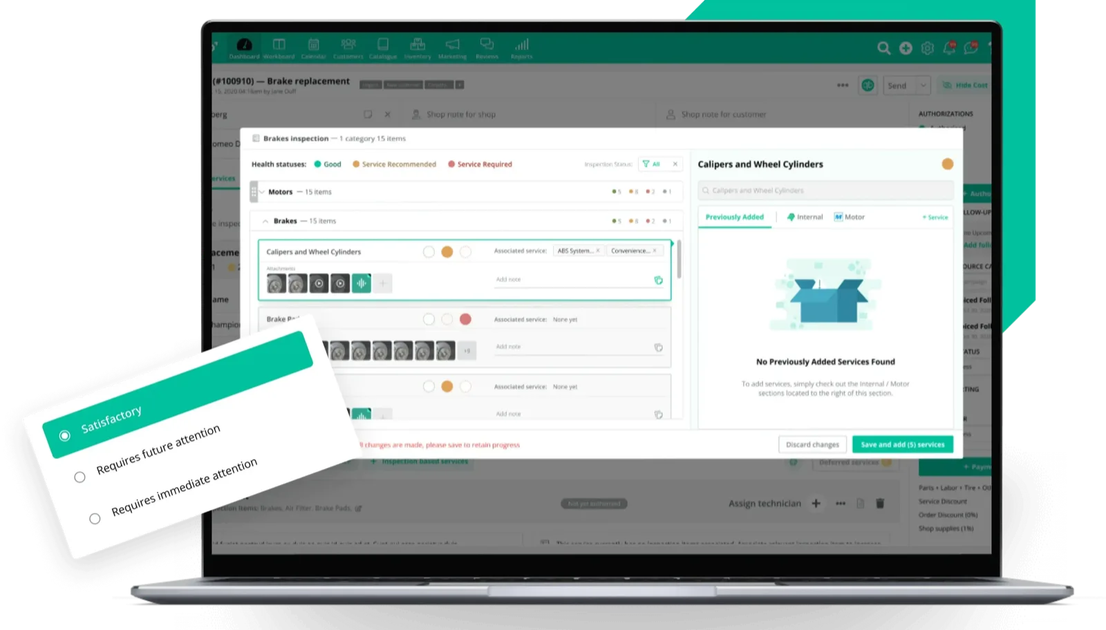 Redesigned AutoLeap DVI on the shop dashboard