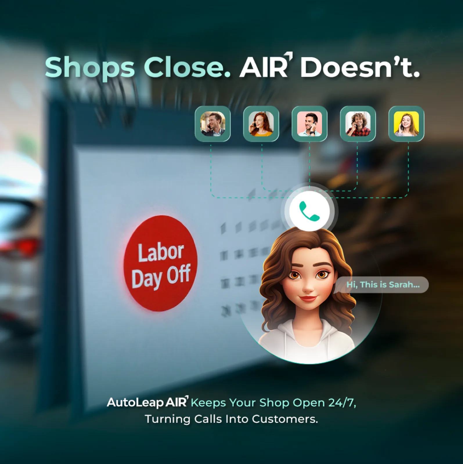 AIR campaign, Shops Close. AIR Doesn't.