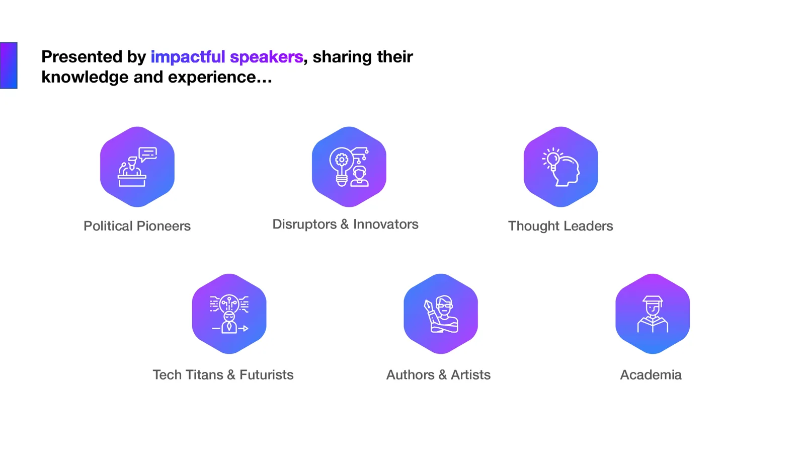 Speakers deck slide