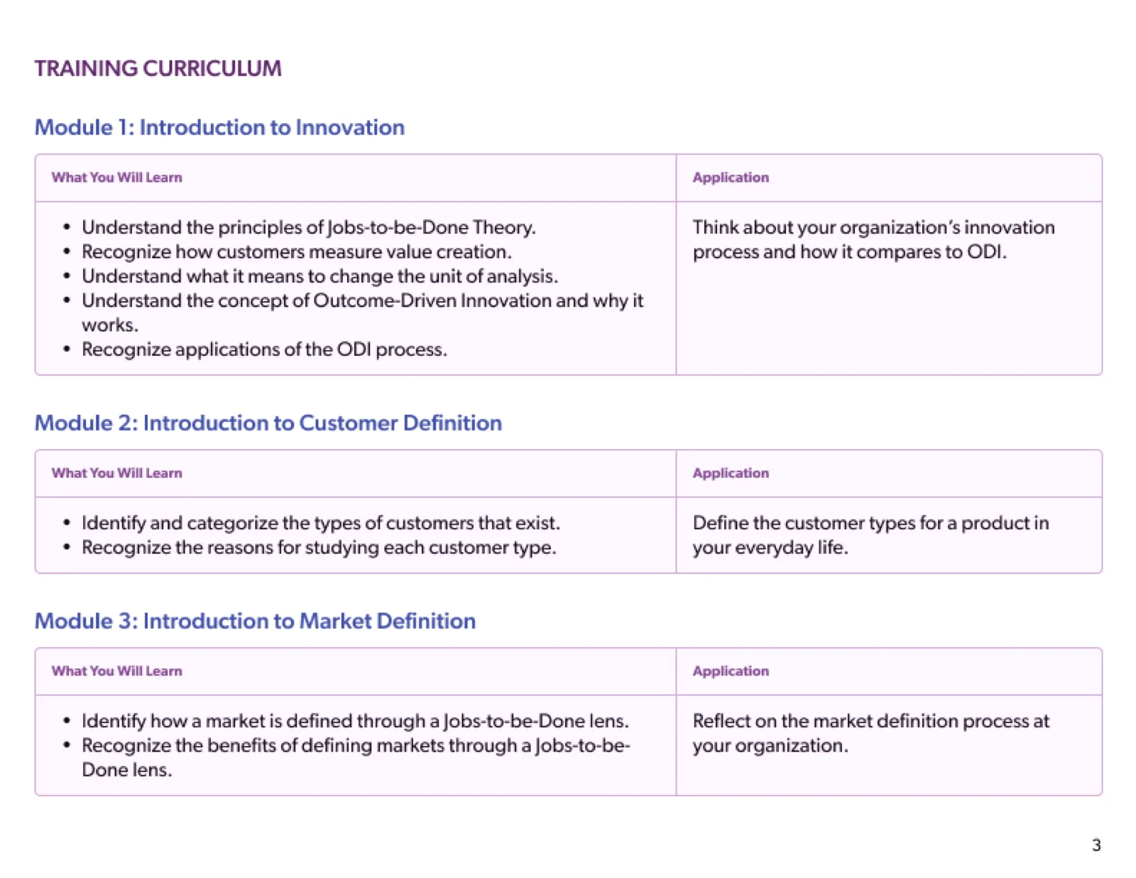 Curriculum slide