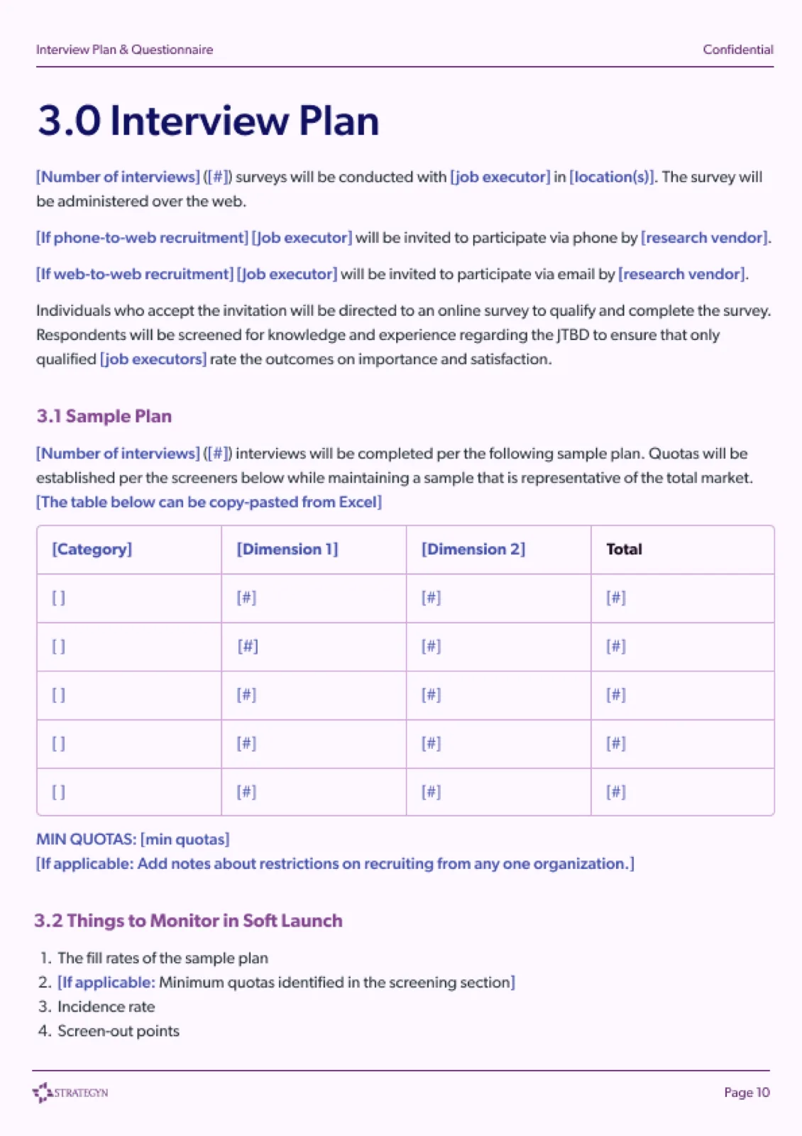 A4 deliverable